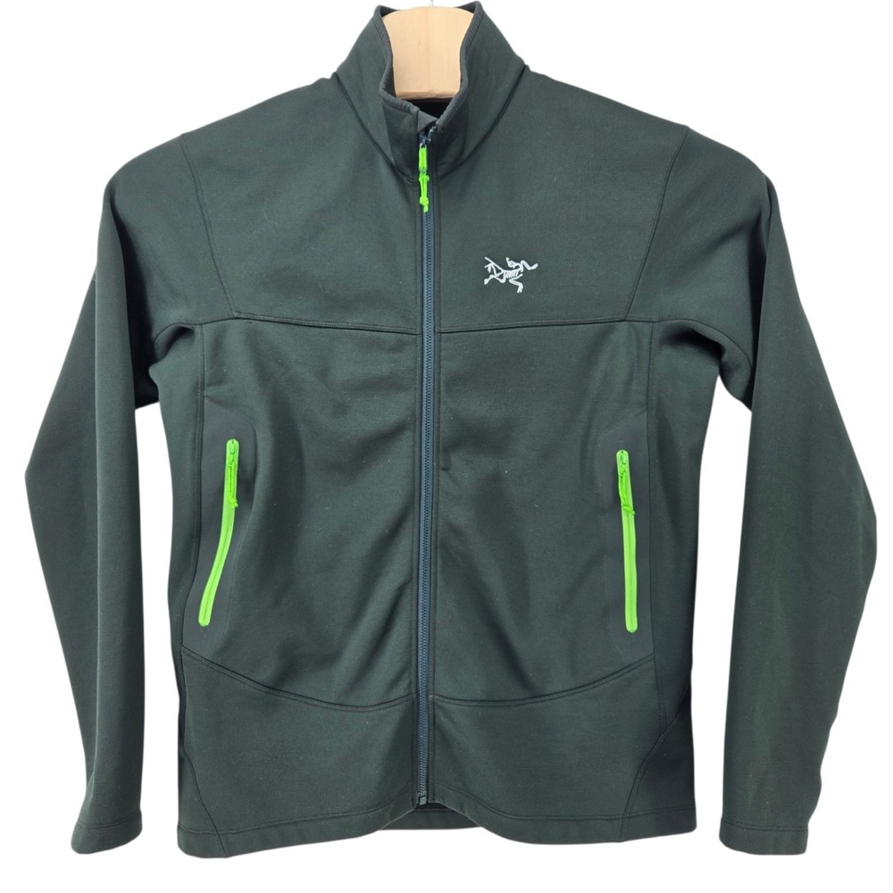 Arcteryx Arenite Fleece Jacket Men's Medium Green Hiking Skiing Climbing Outdoor